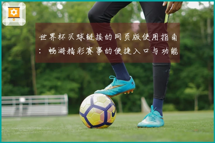 世界杯买球链接的网页版使用指南：畅游精彩赛事的便捷入口与功能介绍